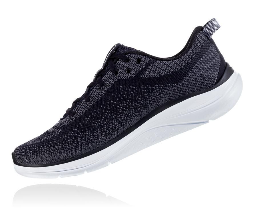 Hoka One One Koşu Ayakkabısı Erkek Siyah/Beyaz - Hupana Flow - HD5082671